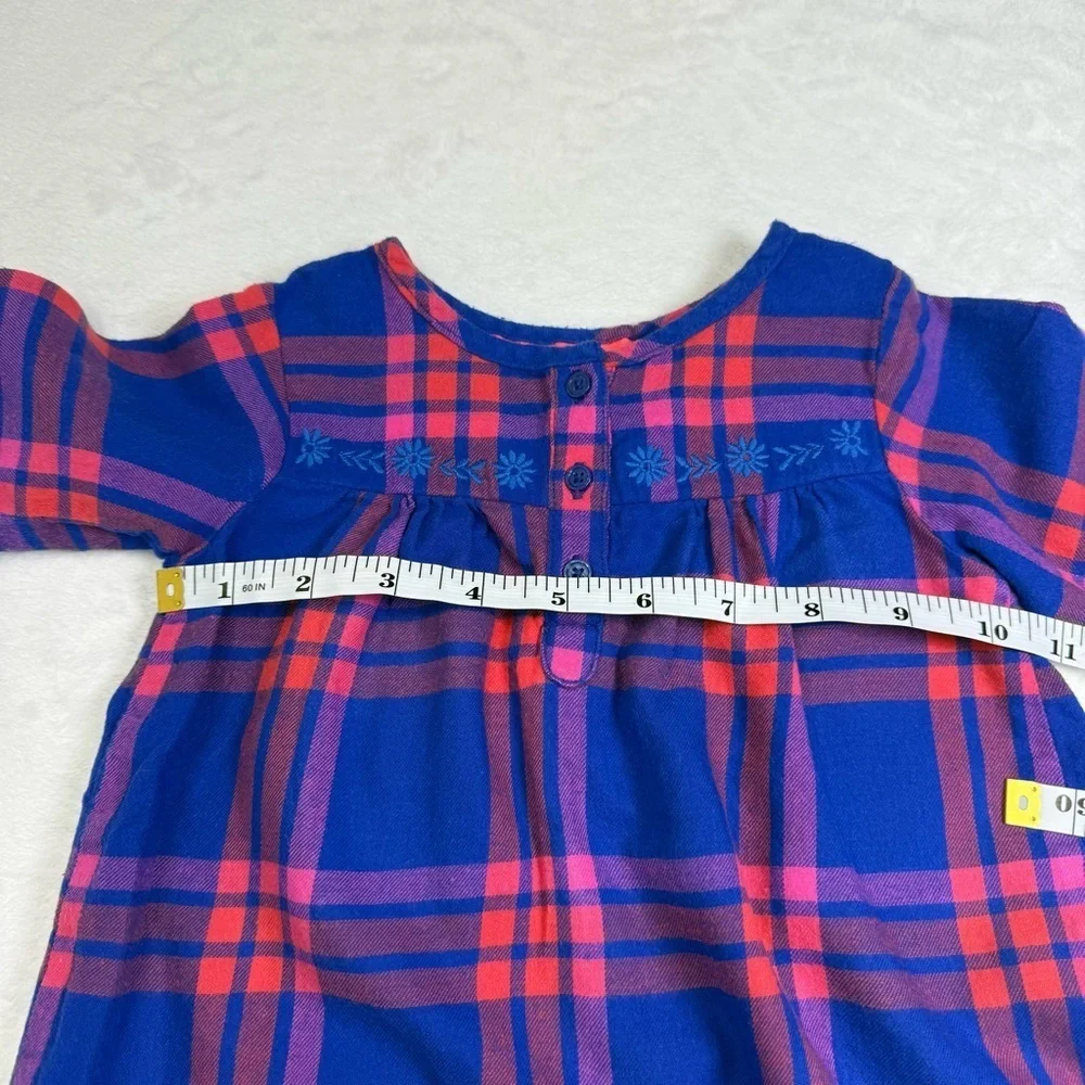 OshKosh B'gosh Blue and Pink Plaid Blouse